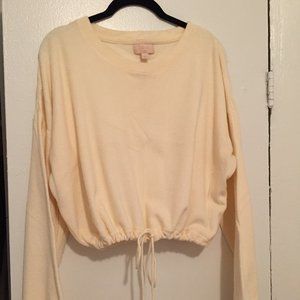 GAP Terry Crop Top Sweatshirt